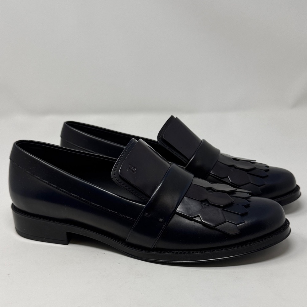 Tod's Navy Blue Loafer style